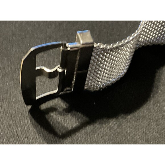 Stainless Steel Mesh Belt Buckle Style Milnese Bracelet 6.25-6.75 - Picture 5 of 6